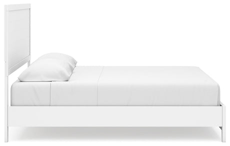 Binterglen White King Panel Bedroom Set with Dresser and Nightstand - Ornate Home