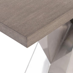 Binti Light Bronze/Kona Console Table - Ornate Home