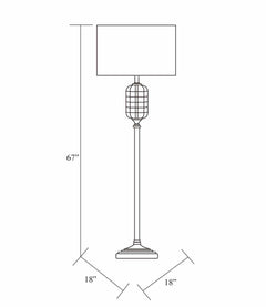 Binuatan Floor Lamp - Clearance - Ornate Home