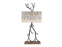 Birch Black/Brown Table Lamp - Ornate Home