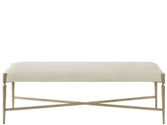 Birchaven Aged Pewter/Bilma Natural Bench - Ornate Home