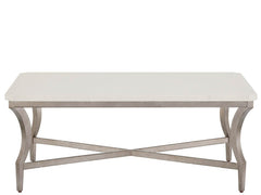 Birchaven Aged Pewter/White Cocktail Table - Ornate Home