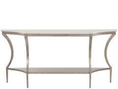 Birchaven Aged Pewter/White Console Table - Ornate Home