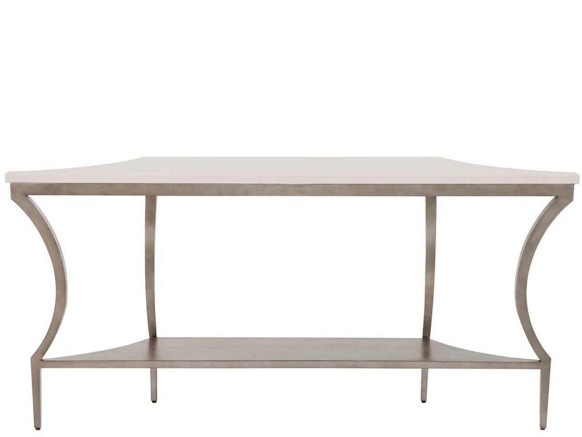 Birchaven Aged Pewter/White Console Table - Ornate Home