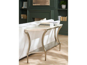 Birchaven Aged Pewter/White Console Table - Ornate Home
