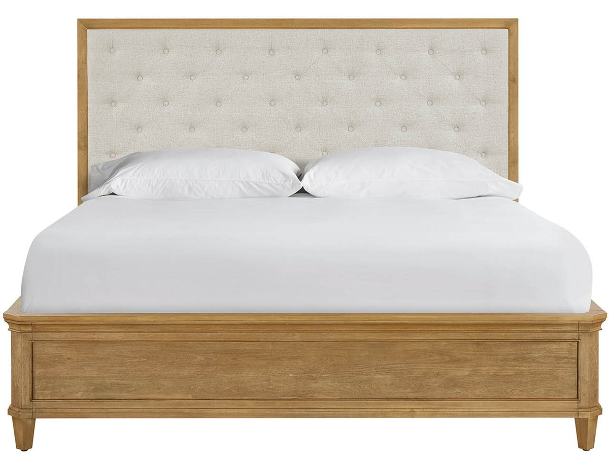 Birchaven Bilma Natural/Brindle Queen- Panel Upholstered Bed - Ornate Home