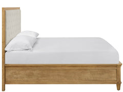 Birchaven Bilma Natural/Brindle Queen- Panel Upholstered Bed - Ornate Home