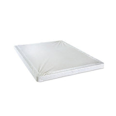 Bird Of Paradise White 4" Cal.King-Size Foundation - Ornate Home