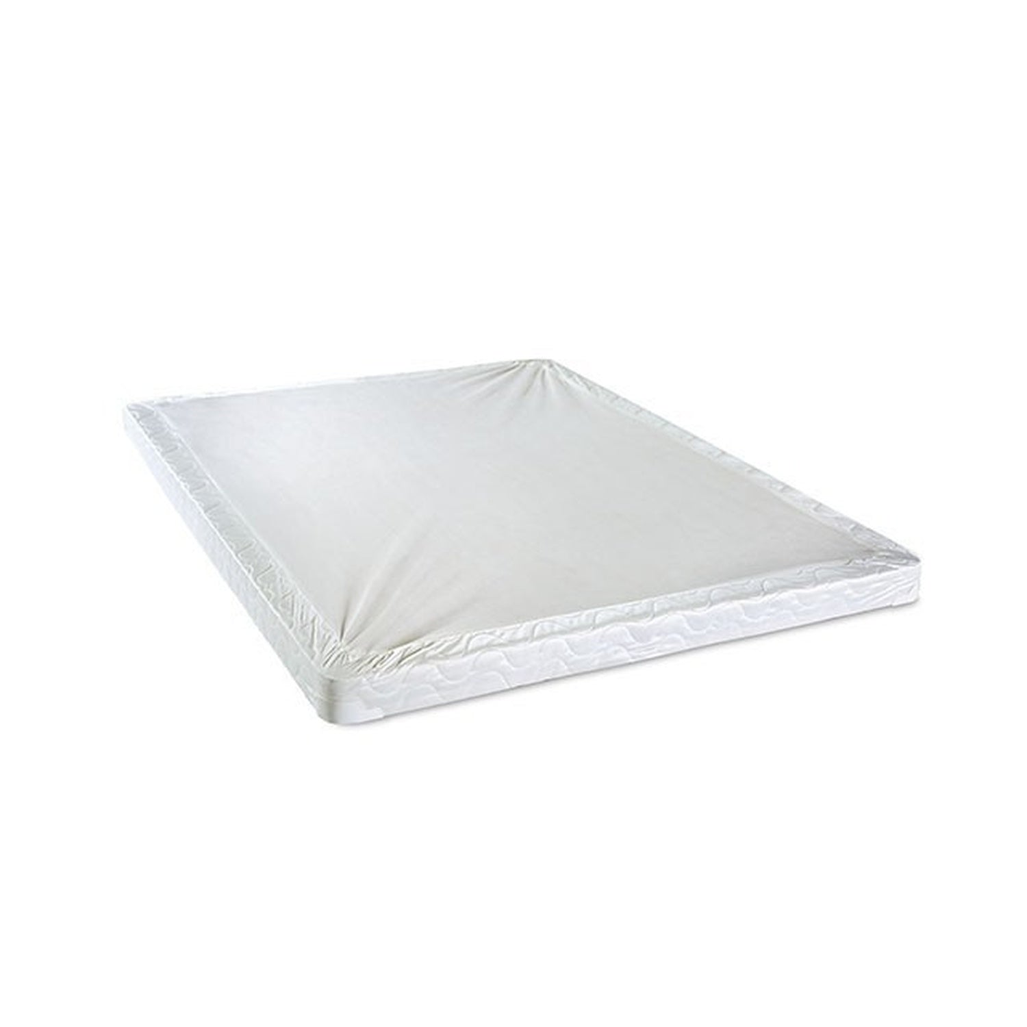 Bird Of Paradise White 4" E.King-Size Foundation - Ornate Home