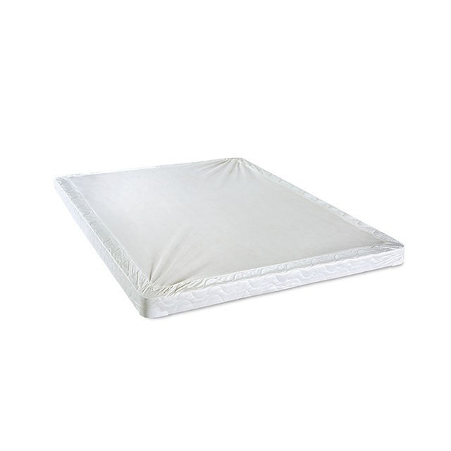Bird Of Paradise White 4" E.King-Size Foundation - Ornate Home