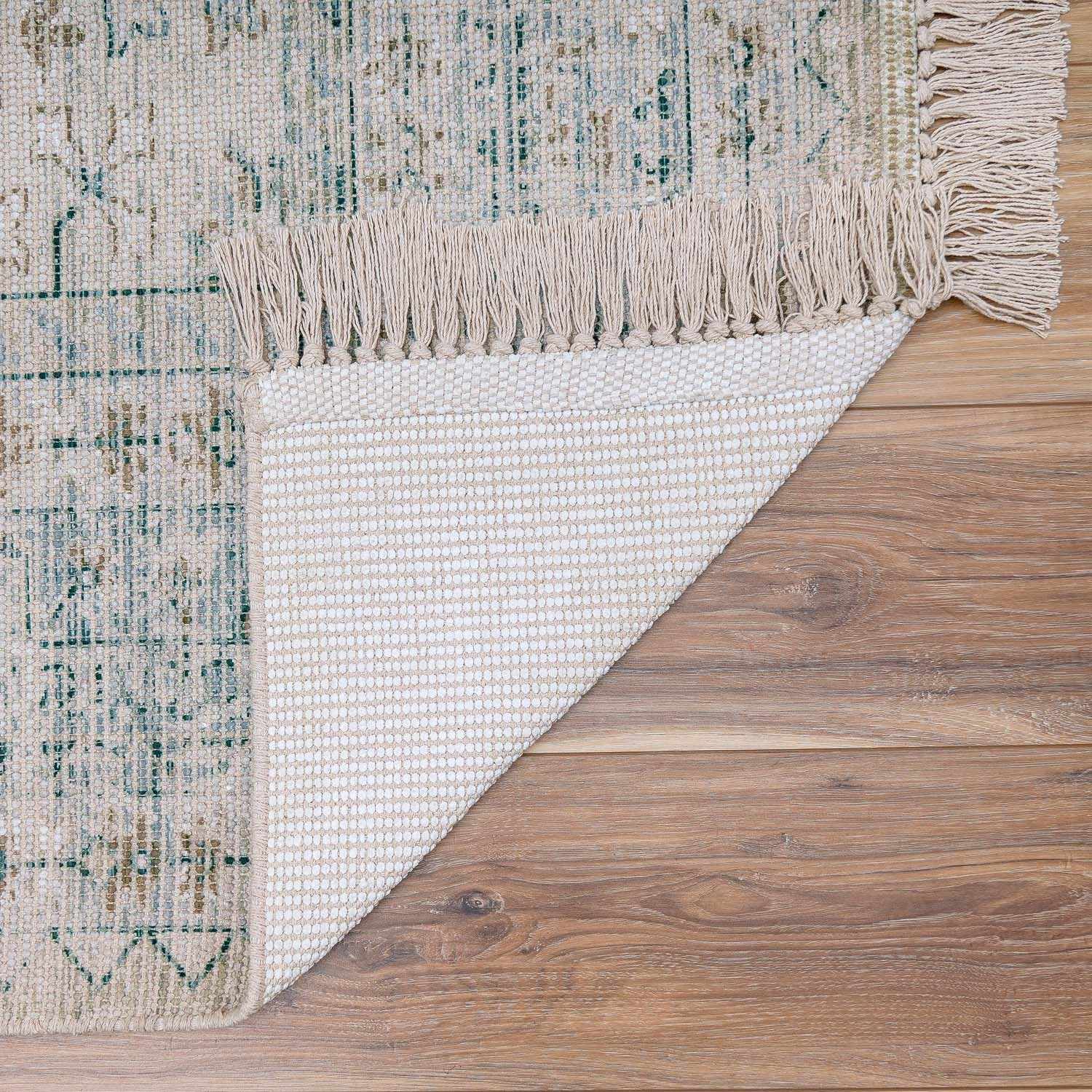 Birdham Handmade Cotton-blend Rug - Ornate Home