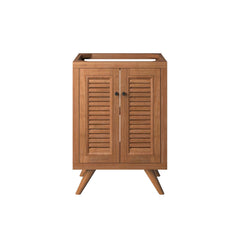 Birdie Natural 24" Teak Wood Bathroom Vanity Cabinet (Sink Basin Not Included) - Ornate Home