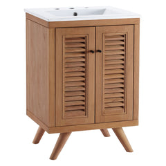 Birdie Natural/White 24" Bathroom Vanity - Ornate Home