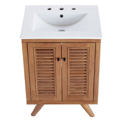 Birdie Natural/White 24" Bathroom Vanity - Ornate Home