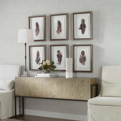 Birds Of A Feather Black/Brown/White Framed Prints (Set of 6) - Ornate Home