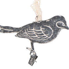 Birds On A Branch Bronze/White/Woodtone Wall Art - Ornate Home