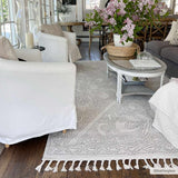 Birdwood Cream & Brown Area Rug - Clearance - Ornate Home