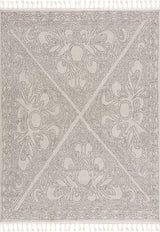 Birdwood Cream & Brown Area Rug - Ornate Home