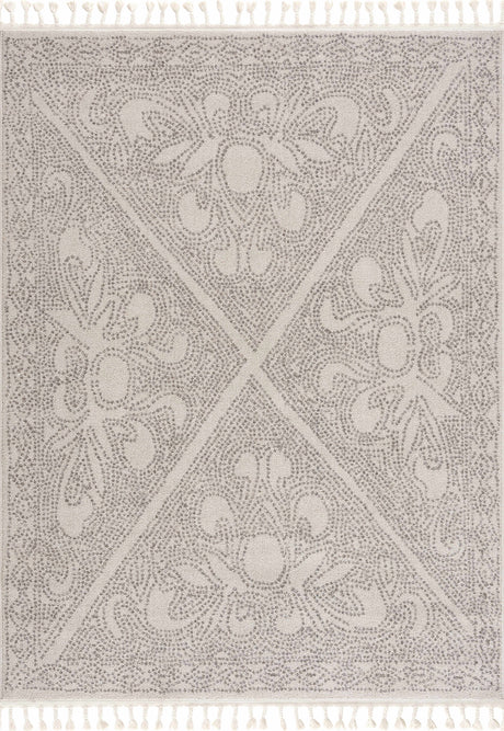 Birdwood Cream & Brown Area Rug - Ornate Home