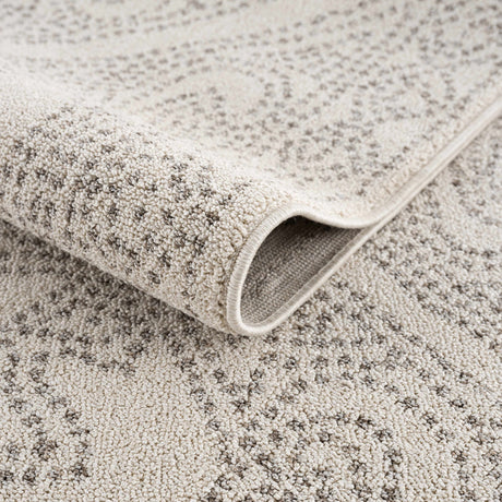 Birdwood Cream & Brown Area Rug - Ornate Home