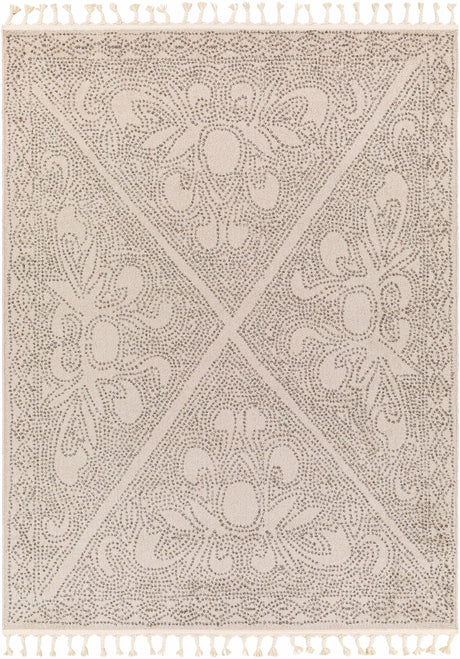 Birdwood Cream & Brown Area Rug - Ornate Home