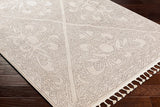 Birdwood Cream & Brown Area Rug - Ornate Home