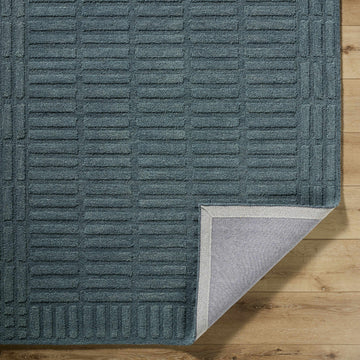 Birger Slate Blue Area Rug - Ornate Home