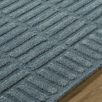 Birger Slate Blue Area Rug - Ornate Home