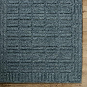 Birger Slate Blue Area Rug - Ornate Home