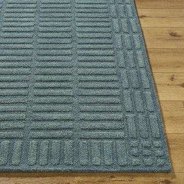 Birger Slate Blue Area Rug - Ornate Home