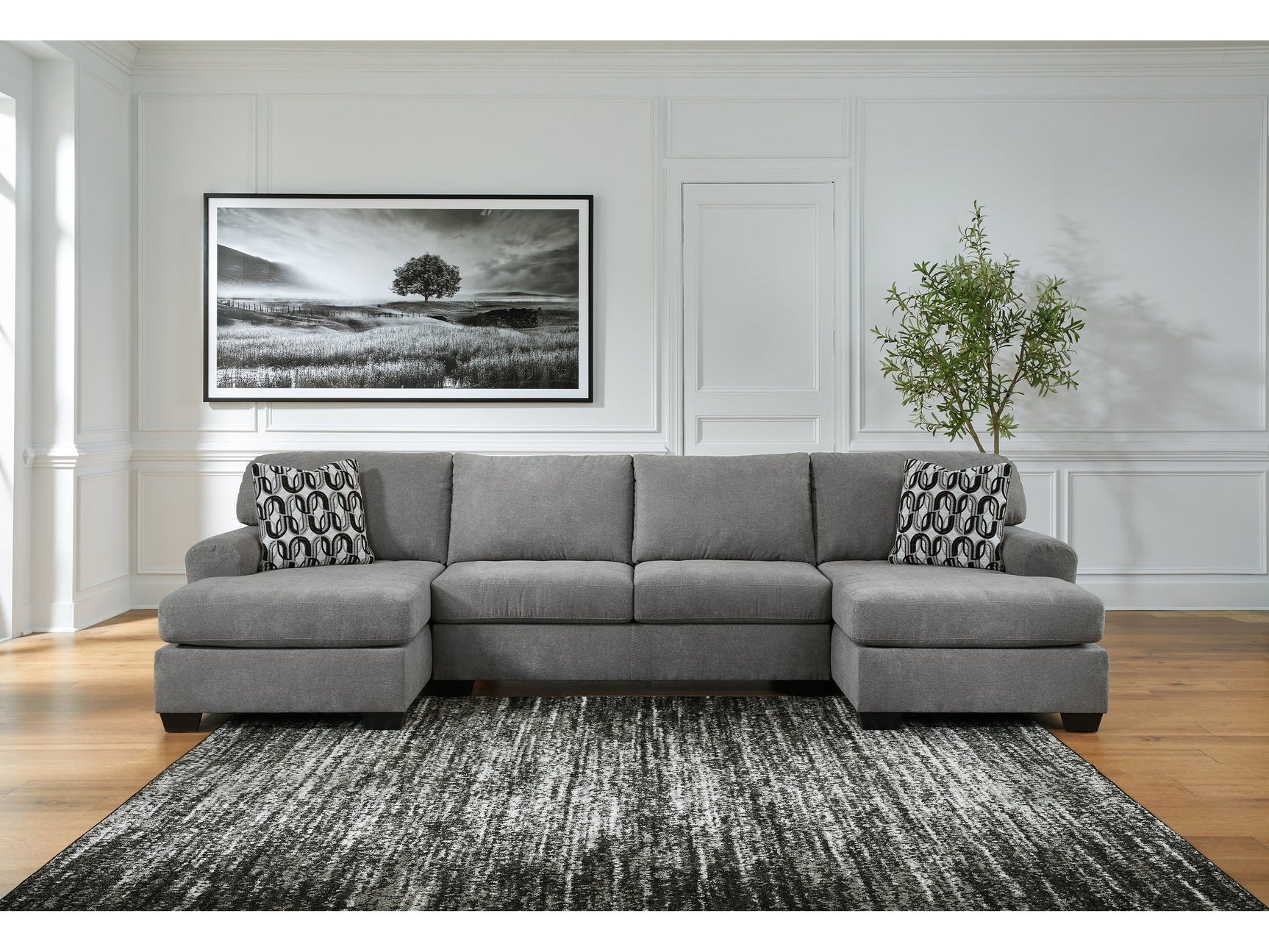 Birkdale Court Gray 3-Piece Sectional (Online Special Price) - Ornate Home