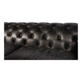 Birmingham Black Leather Sofa - Ornate Home