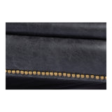 Birmingham Black Leather Sofa - Ornate Home