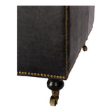 Birmingham Black Leather Sofa - Ornate Home