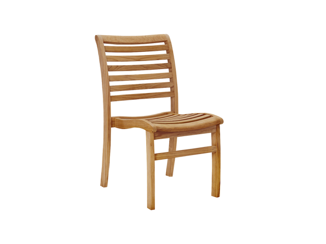 Birmingham Teak Outdoor Dining Stacking Chair (Set of 4) - Ornate Home