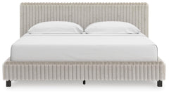 Birmonton White California King Upholstered Bed - Ornate Home