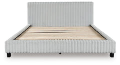 Birmonton White King Upholstered Bed - Ornate Home