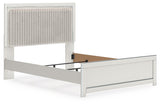 Birmonton White Queen Upholstered Panel Bed (Online Special Price) - Ornate Home