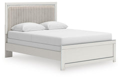 Birmonton White Queen Upholstered Panel Bed - Ornate Home