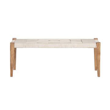 Biscayne Beige/Brown Accent Bench - Ornate Home