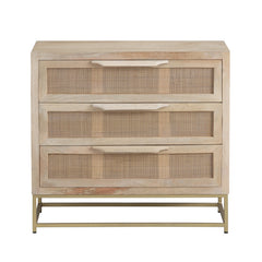 Biscayne Brown/Gold Chest - Ornate Home