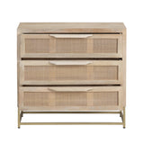 Biscayne Brown/Gold Chest - Ornate Home