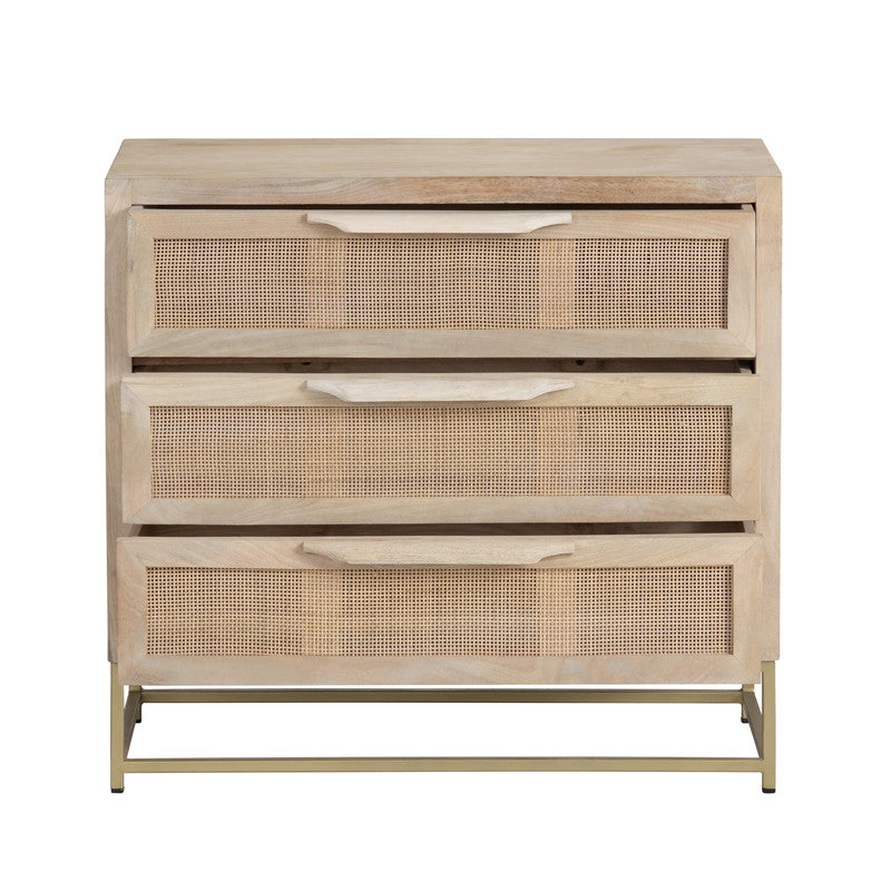 Biscayne Brown/Gold Chest - Ornate Home