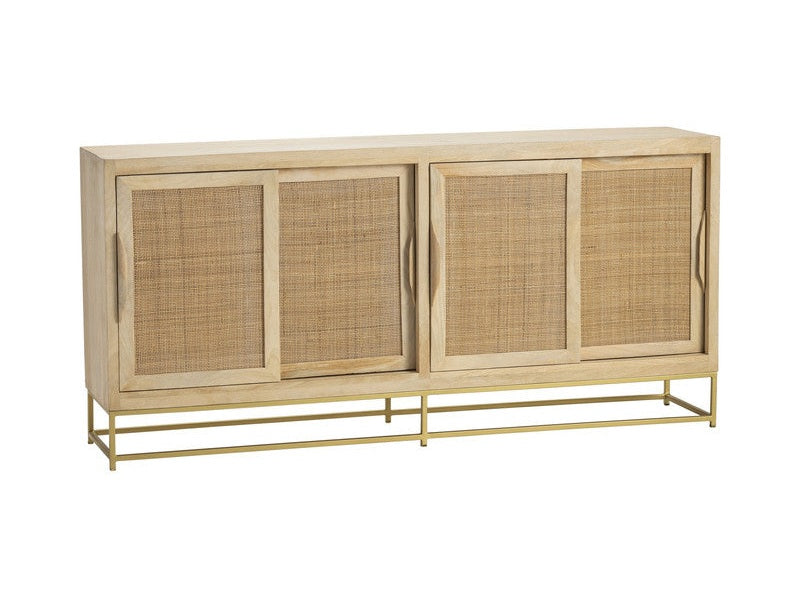 Biscayne Brown/Gold Sideboard - Ornate Home