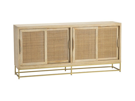 Biscayne Brown/Gold Sideboard - Ornate Home