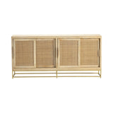Biscayne Brown/Gold Sideboard - Ornate Home