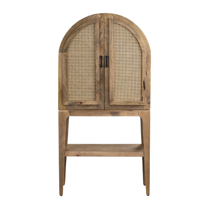 Biscayne Brown/Tan Bar Cabinet - Ornate Home