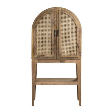 Biscayne Brown/Tan Bar Cabinet - Ornate Home