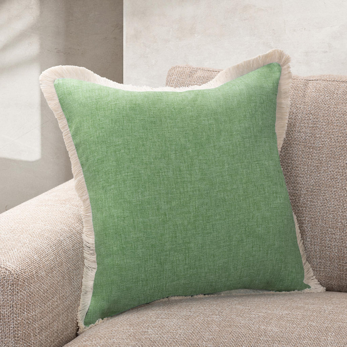 Biscayne Palm Green 20"x20" Throw Pillow (Set of 2)