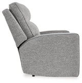 Biscoe Pewter Power Recliner (Online Special Price) - Ornate Home